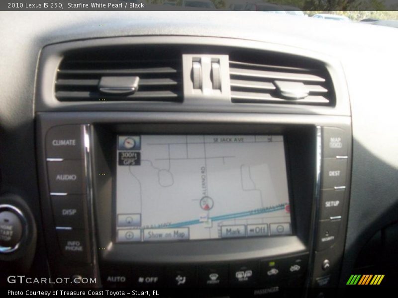 Starfire White Pearl / Black 2010 Lexus IS 250