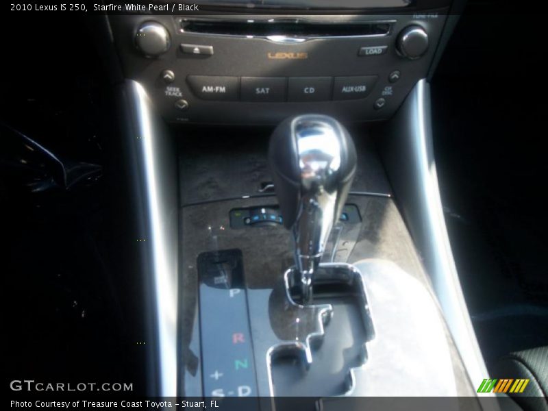 Starfire White Pearl / Black 2010 Lexus IS 250