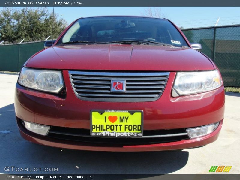 Berry Red / Gray 2006 Saturn ION 3 Sedan