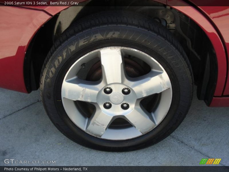 Berry Red / Gray 2006 Saturn ION 3 Sedan