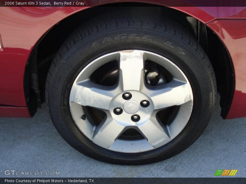 Berry Red / Gray 2006 Saturn ION 3 Sedan