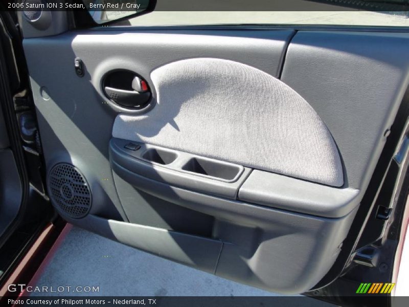 Berry Red / Gray 2006 Saturn ION 3 Sedan