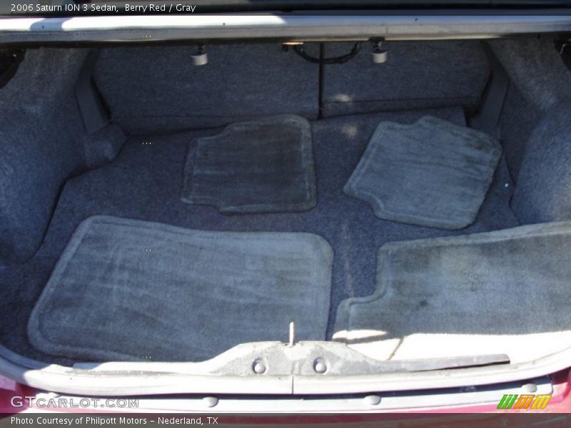 Berry Red / Gray 2006 Saturn ION 3 Sedan