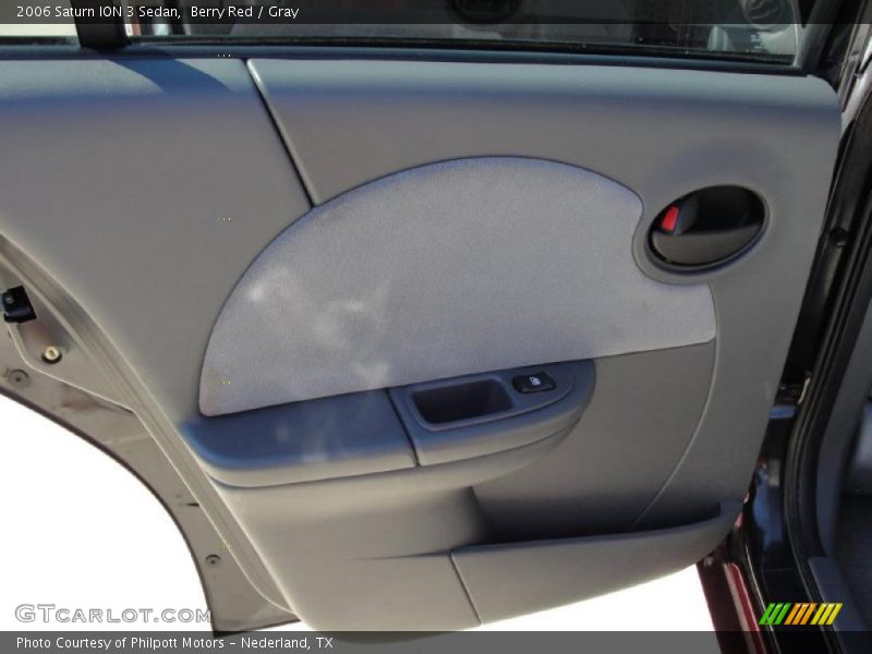Berry Red / Gray 2006 Saturn ION 3 Sedan