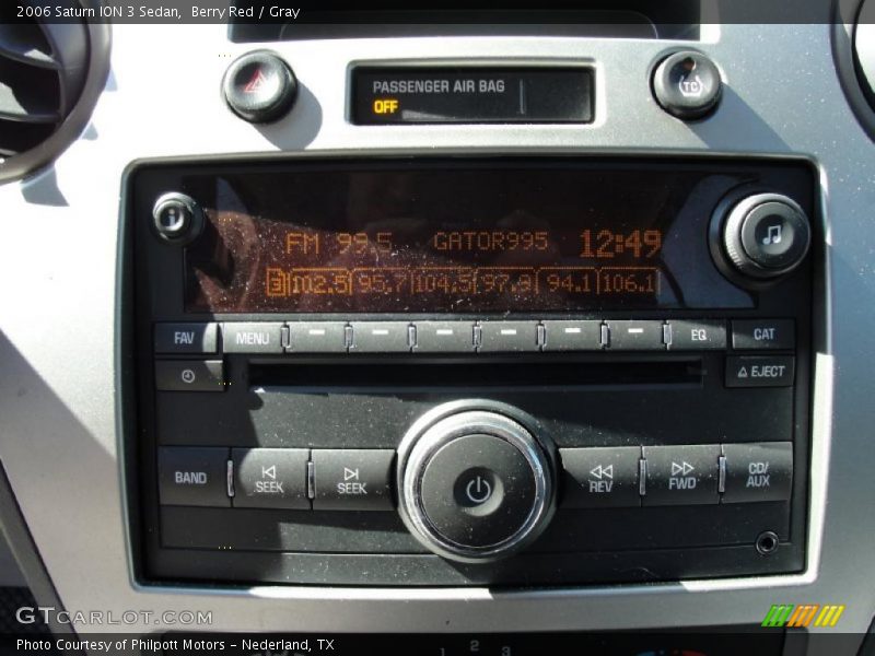 Berry Red / Gray 2006 Saturn ION 3 Sedan