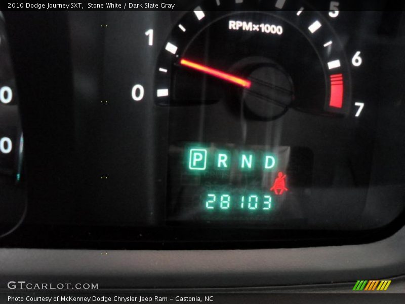 Stone White / Dark Slate Gray 2010 Dodge Journey SXT