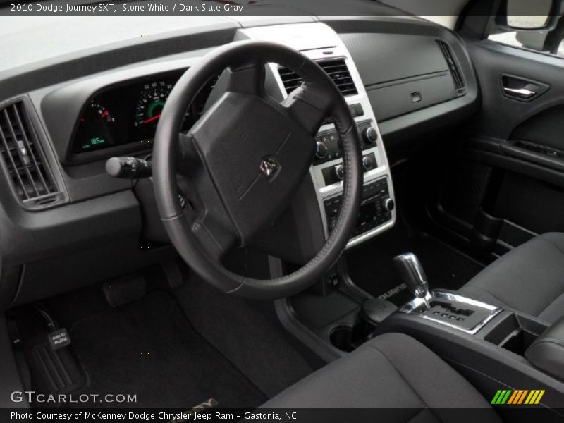 Stone White / Dark Slate Gray 2010 Dodge Journey SXT