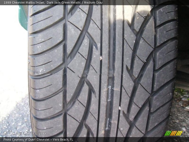Dark Jade Green Metallic / Medium Gray 1999 Chevrolet Malibu Sedan