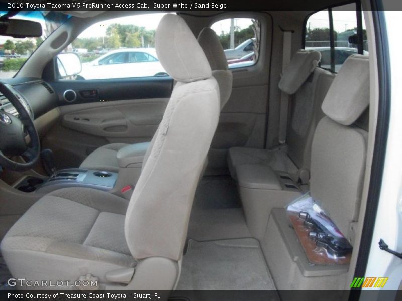  2010 Tacoma V6 PreRunner Access Cab Sand Beige Interior
