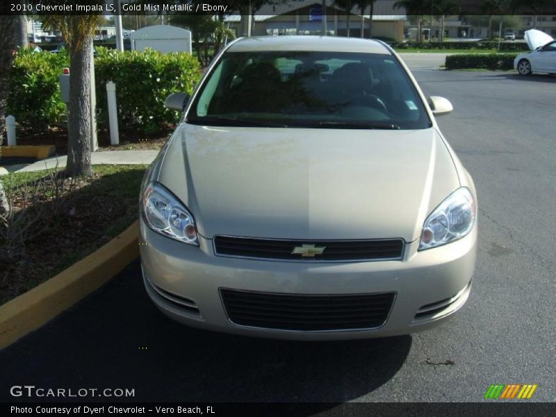 Gold Mist Metallic / Ebony 2010 Chevrolet Impala LS