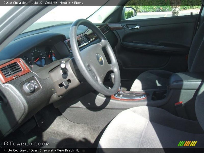 Gold Mist Metallic / Ebony 2010 Chevrolet Impala LS