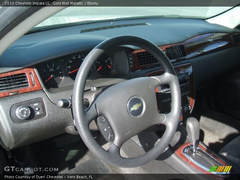 Gold Mist Metallic / Ebony 2010 Chevrolet Impala LS