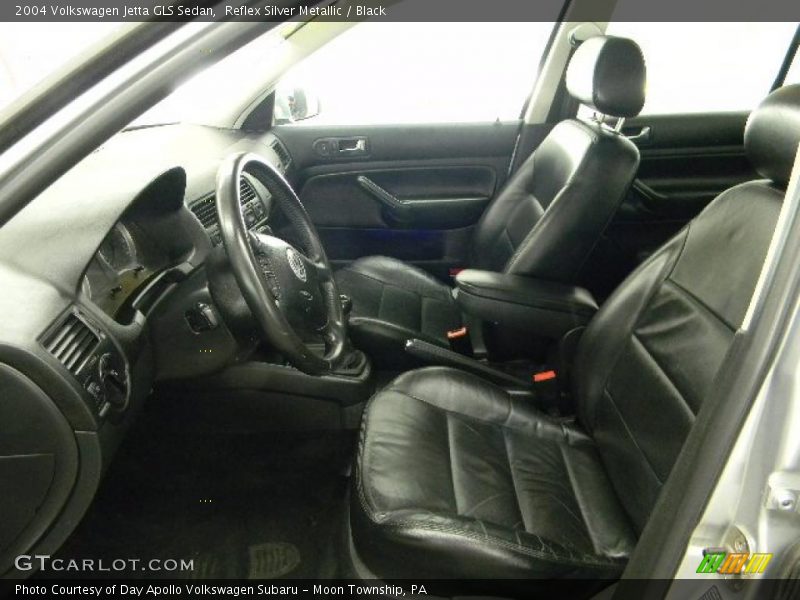 Reflex Silver Metallic / Black 2004 Volkswagen Jetta GLS Sedan