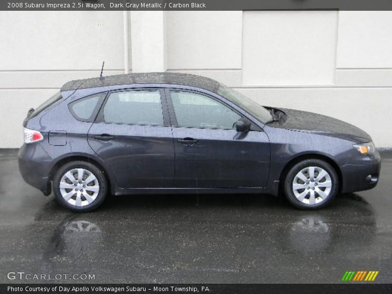 Dark Gray Metallic / Carbon Black 2008 Subaru Impreza 2.5i Wagon