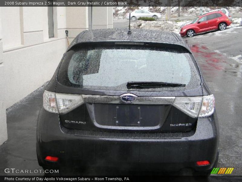 Dark Gray Metallic / Carbon Black 2008 Subaru Impreza 2.5i Wagon