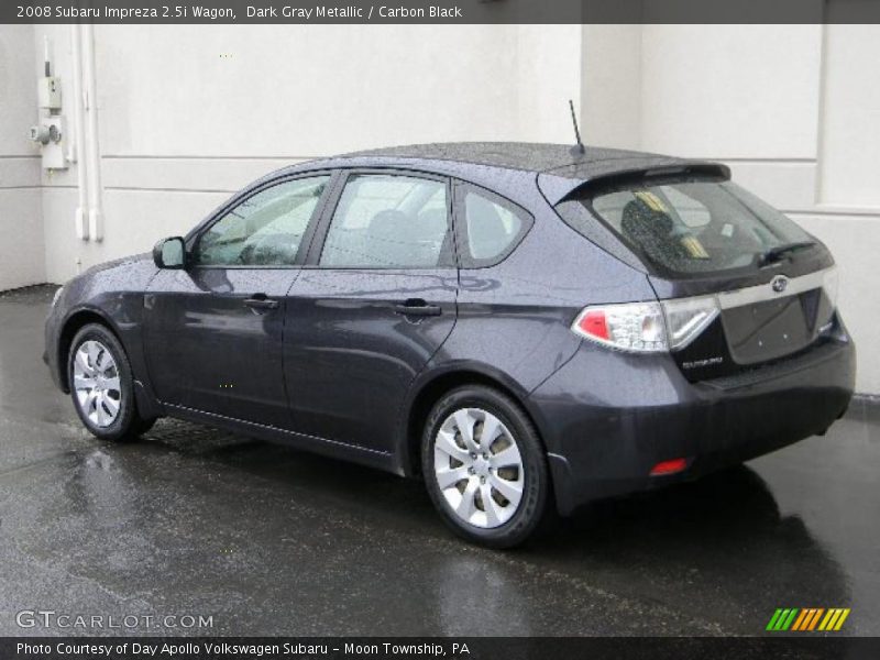 Dark Gray Metallic / Carbon Black 2008 Subaru Impreza 2.5i Wagon