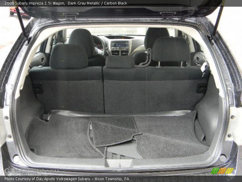 Dark Gray Metallic / Carbon Black 2008 Subaru Impreza 2.5i Wagon