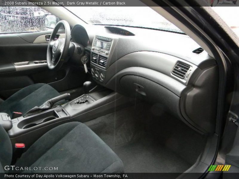 Dark Gray Metallic / Carbon Black 2008 Subaru Impreza 2.5i Wagon