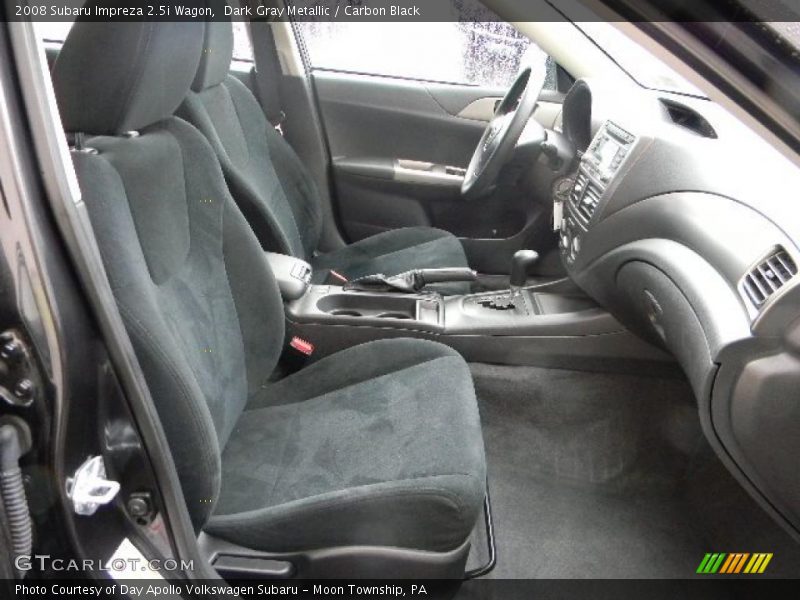 Dark Gray Metallic / Carbon Black 2008 Subaru Impreza 2.5i Wagon