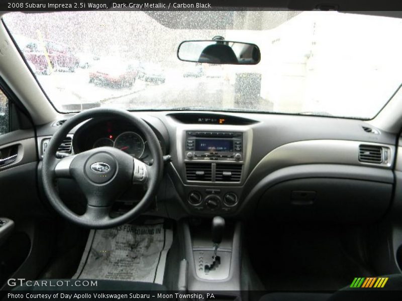 Dark Gray Metallic / Carbon Black 2008 Subaru Impreza 2.5i Wagon