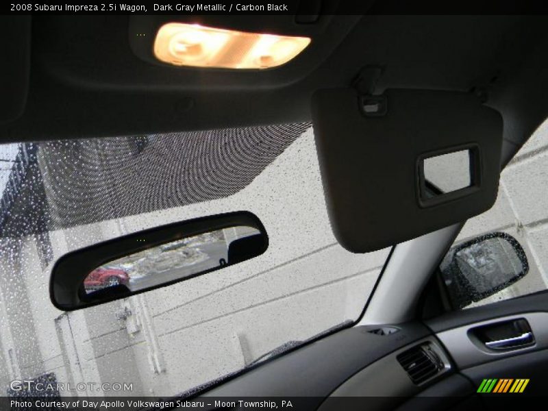 Dark Gray Metallic / Carbon Black 2008 Subaru Impreza 2.5i Wagon