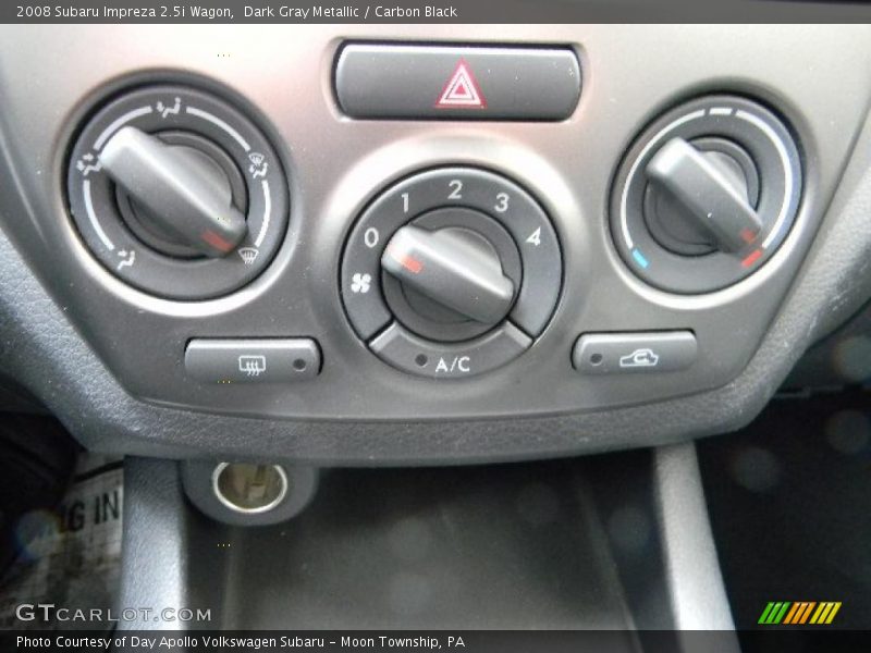 Dark Gray Metallic / Carbon Black 2008 Subaru Impreza 2.5i Wagon