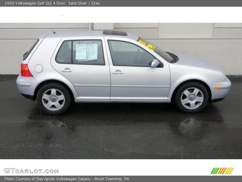 Satin Silver / Gray 2000 Volkswagen Golf GLS 4 Door