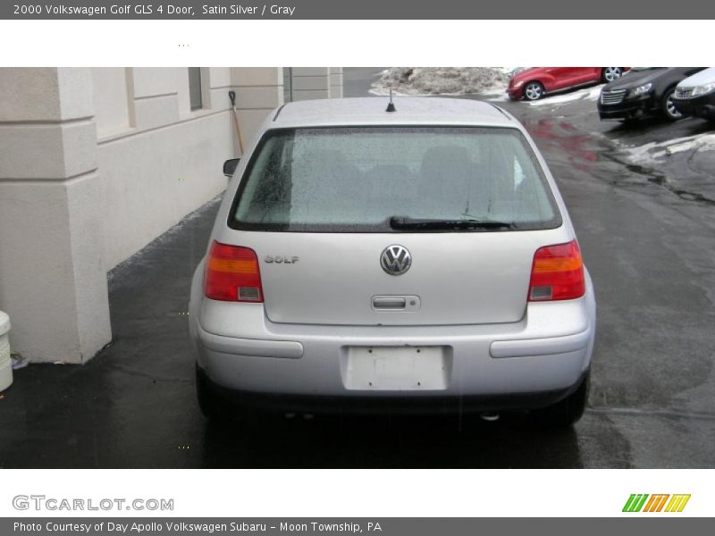 Satin Silver / Gray 2000 Volkswagen Golf GLS 4 Door