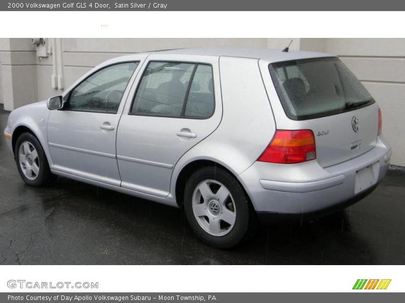 Satin Silver / Gray 2000 Volkswagen Golf GLS 4 Door