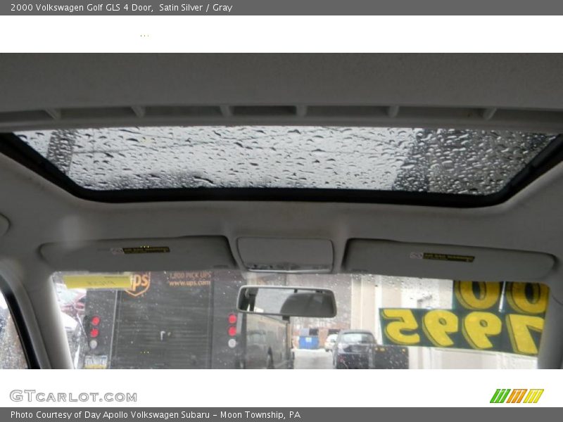 Satin Silver / Gray 2000 Volkswagen Golf GLS 4 Door