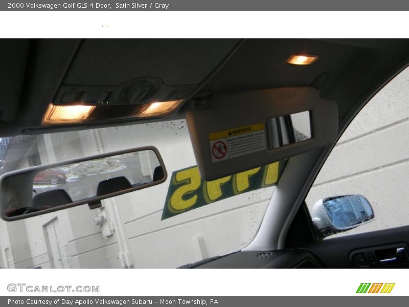 Satin Silver / Gray 2000 Volkswagen Golf GLS 4 Door