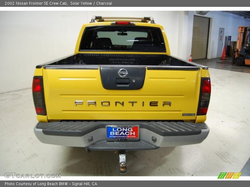 Solar Yellow / Charcoal 2002 Nissan Frontier SE Crew Cab