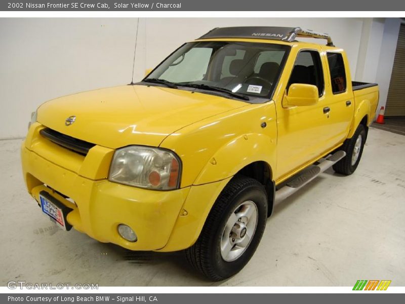 Solar Yellow / Charcoal 2002 Nissan Frontier SE Crew Cab