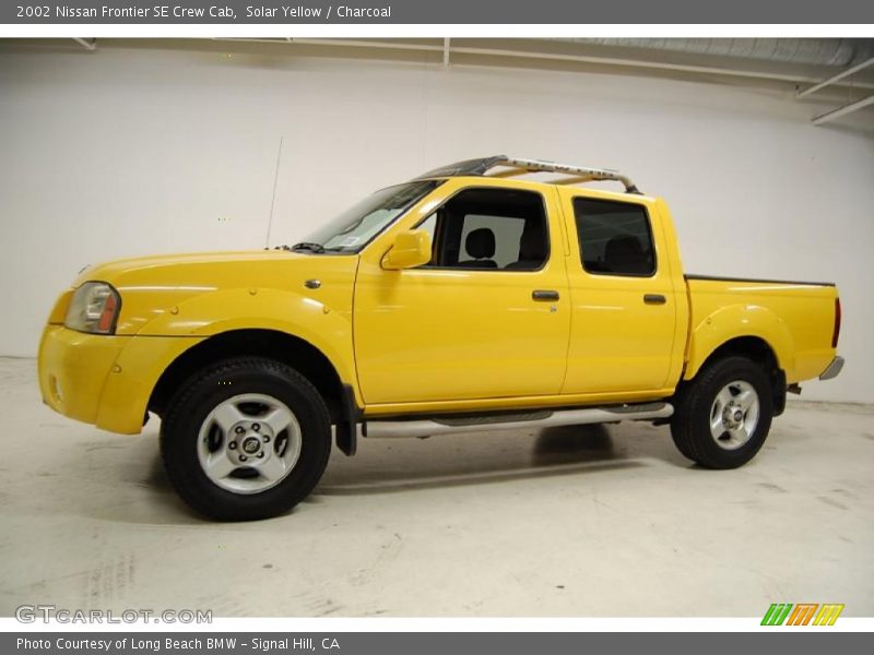 Solar Yellow / Charcoal 2002 Nissan Frontier SE Crew Cab