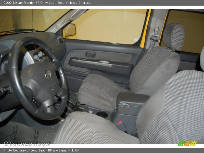 Solar Yellow / Charcoal 2002 Nissan Frontier SE Crew Cab