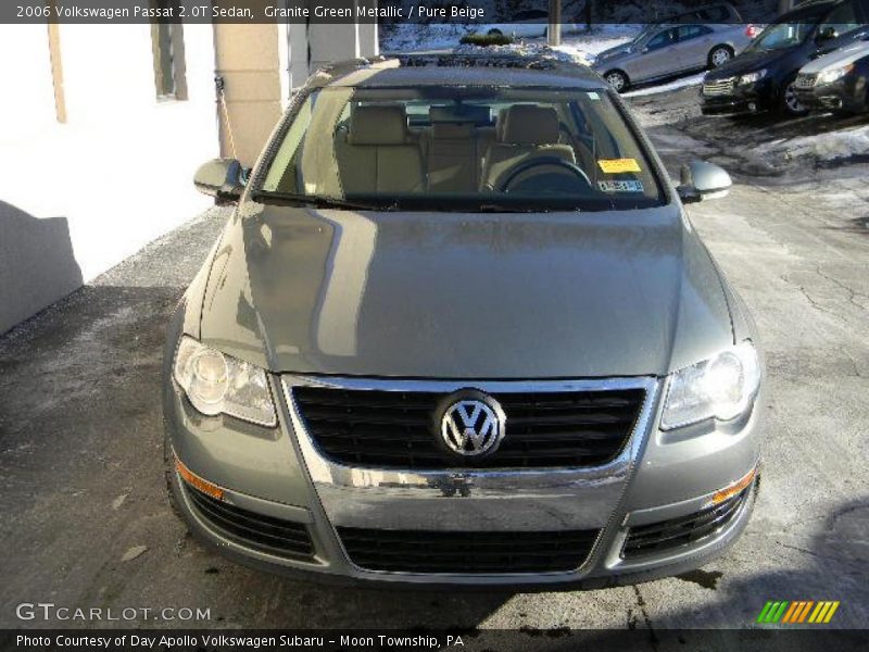 Granite Green Metallic / Pure Beige 2006 Volkswagen Passat 2.0T Sedan