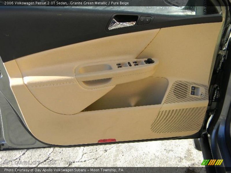 Granite Green Metallic / Pure Beige 2006 Volkswagen Passat 2.0T Sedan