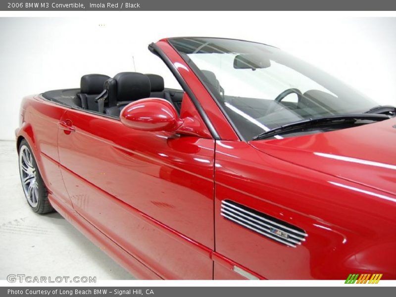 Imola Red / Black 2006 BMW M3 Convertible