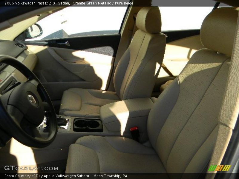 Granite Green Metallic / Pure Beige 2006 Volkswagen Passat 2.0T Sedan