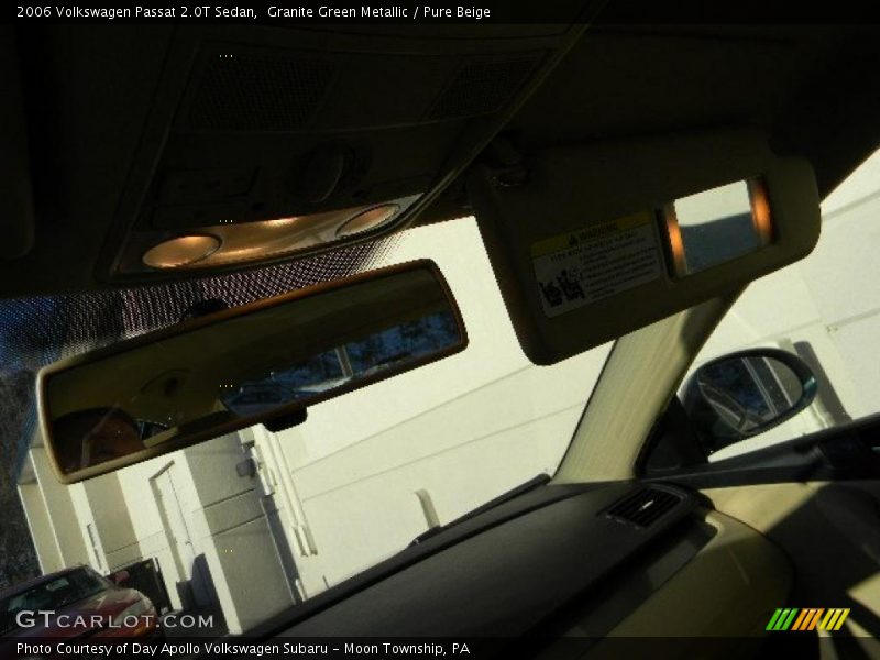 Granite Green Metallic / Pure Beige 2006 Volkswagen Passat 2.0T Sedan