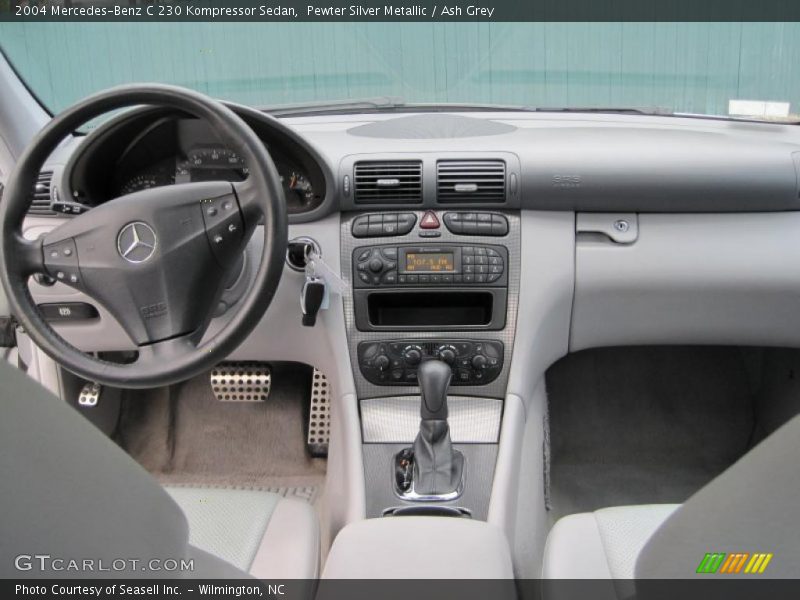 Pewter Silver Metallic / Ash Grey 2004 Mercedes-Benz C 230 Kompressor Sedan