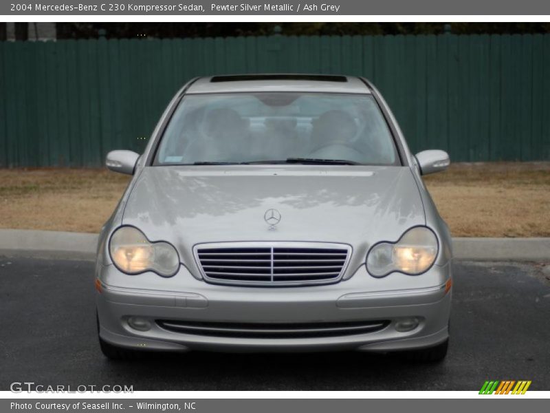 Pewter Silver Metallic / Ash Grey 2004 Mercedes-Benz C 230 Kompressor Sedan