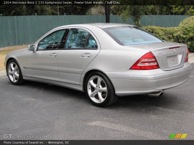 Pewter Silver Metallic / Ash Grey 2004 Mercedes-Benz C 230 Kompressor Sedan