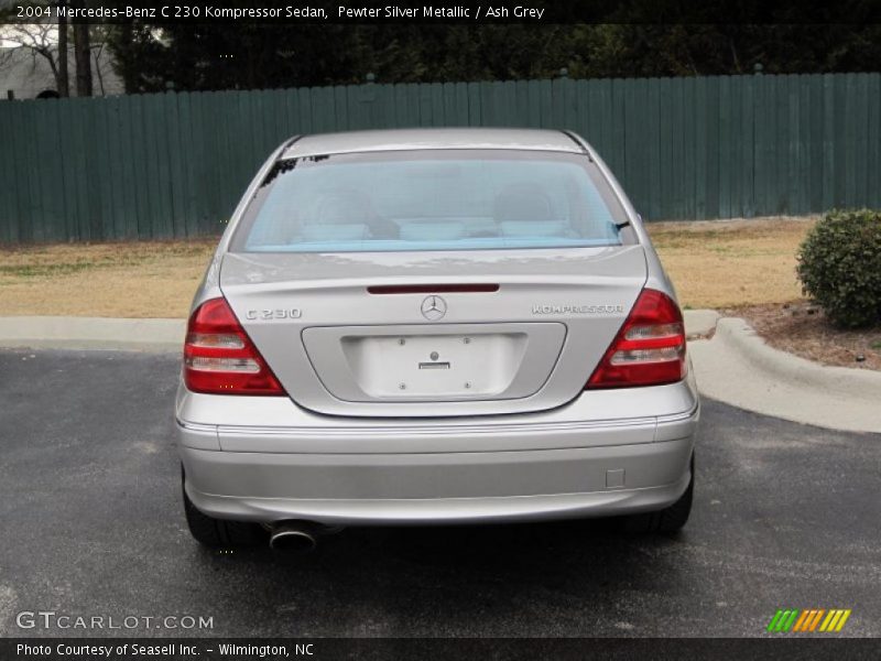Pewter Silver Metallic / Ash Grey 2004 Mercedes-Benz C 230 Kompressor Sedan
