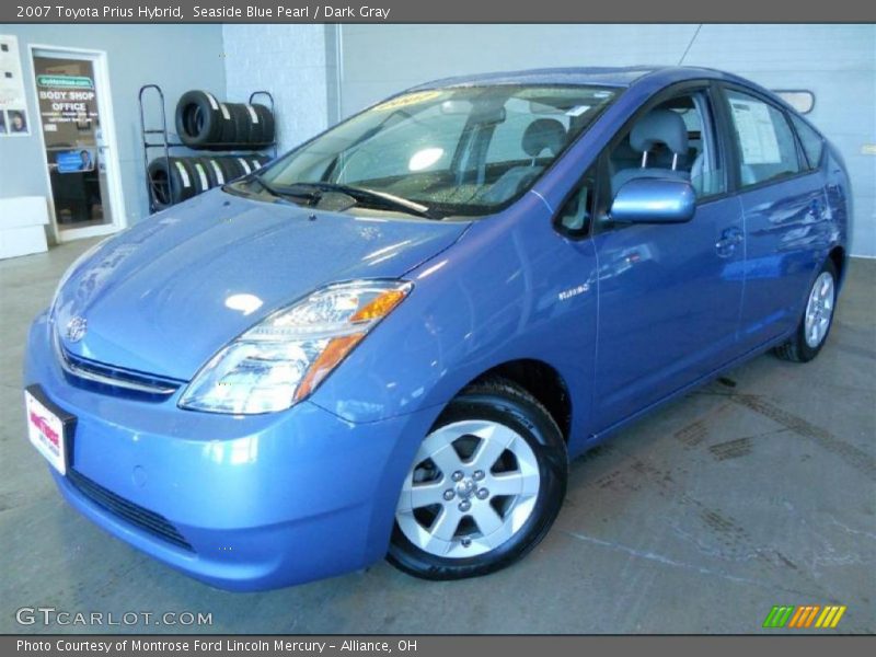 Seaside Blue Pearl / Dark Gray 2007 Toyota Prius Hybrid