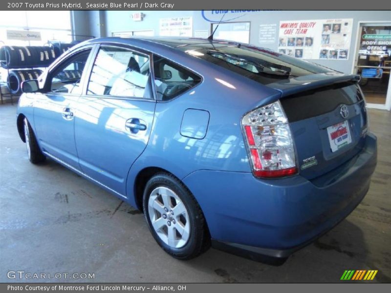 Seaside Blue Pearl / Dark Gray 2007 Toyota Prius Hybrid