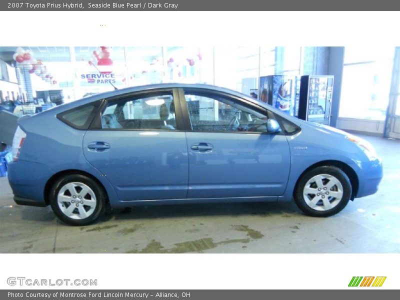 Seaside Blue Pearl / Dark Gray 2007 Toyota Prius Hybrid