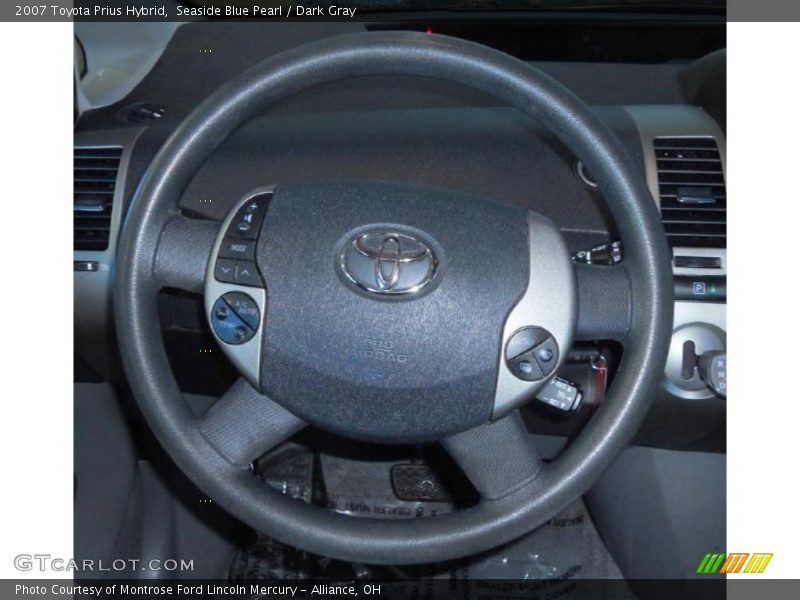 Seaside Blue Pearl / Dark Gray 2007 Toyota Prius Hybrid