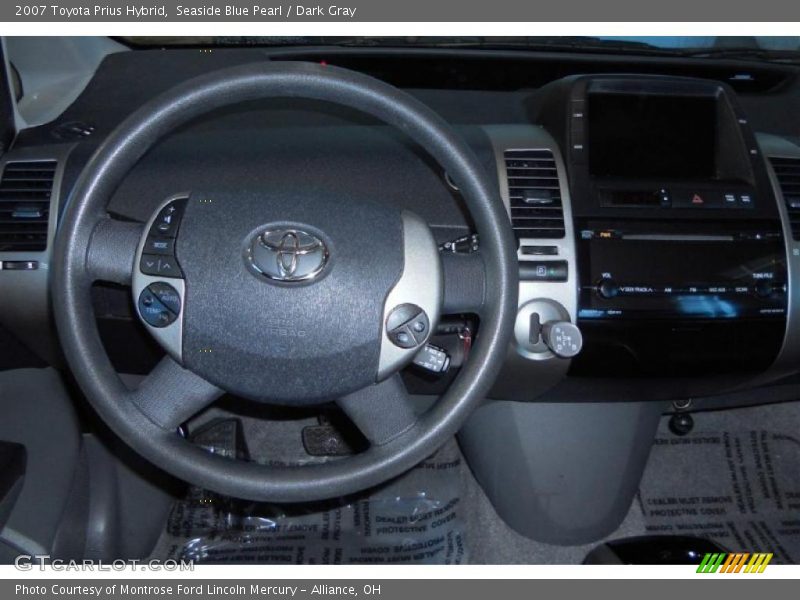 Seaside Blue Pearl / Dark Gray 2007 Toyota Prius Hybrid