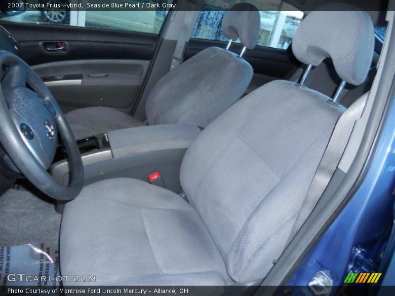 Seaside Blue Pearl / Dark Gray 2007 Toyota Prius Hybrid
